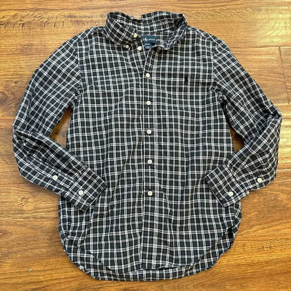 Ralph Lauren plaid button up shirt